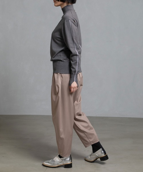 MARECHAL TERRE(マルシャルテル)の「【UV機能付き】タックギャザーパンツ(その他パンツ・レディース・ブラック/モカ/チャコールグレー/ネイビー/ライトベージュ・SMALL/LARGE/MEDIUM)」の22枚目の写真