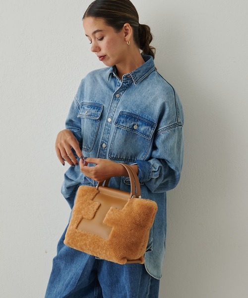 ご予約　イアクッチ ソルベット S MONTONE/RUGA ムートン ソルベット S MONTONE/RUGA（ショルダーバッグ）｜IACUCCI（イアクッチ