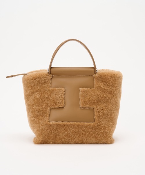 【極美品】イアクッチ ソルベット ムートン ショルダーバッグ 2way グレー 極美品】イアクッチ ソルベット ムートン ショルダーバッグ 2way