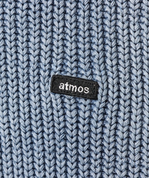 atmos(アトモス)の「atmos Small Logo Patch Knit Sweater / アトモス スモール ロゴ パッチ ニット セーター(ニット/セーター・メンズ・ブラック/ブルー/ブラウン・M/XL/L)」の9枚目の写真