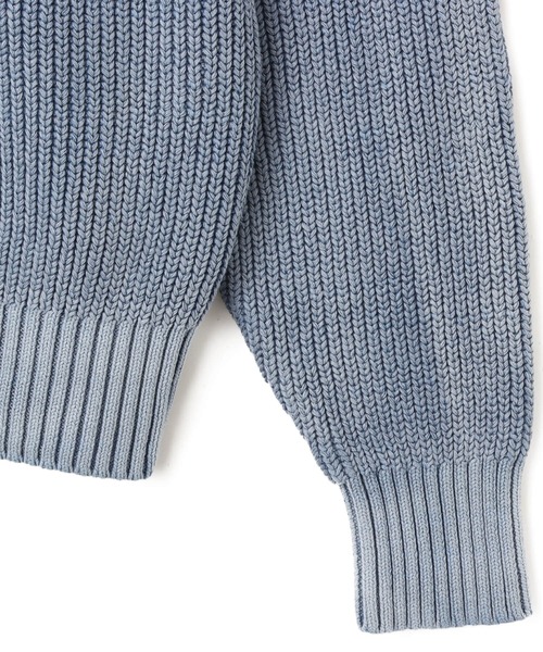 atmos(アトモス)の「atmos Small Logo Patch Knit Sweater / アトモス スモール ロゴ パッチ ニット セーター(ニット/セーター・メンズ・ブラック/ブルー/ブラウン・M/XL/L)」の10枚目の写真