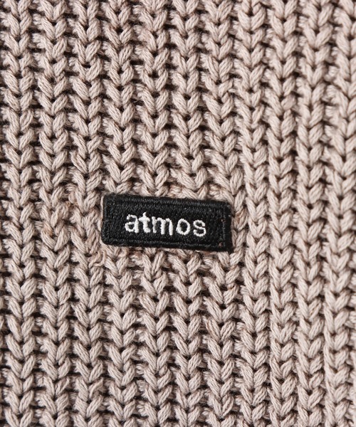 atmos(アトモス)の「atmos Small Logo Patch Knit Sweater / アトモス スモール ロゴ パッチ ニット セーター(ニット/セーター・メンズ・ブラック/ブルー/ブラウン・M/XL/L)」の13枚目の写真