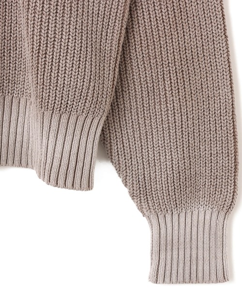 atmos(アトモス)の「atmos Small Logo Patch Knit Sweater / アトモス スモール ロゴ パッチ ニット セーター(ニット/セーター・メンズ・ブラック/ブルー/ブラウン・M/XL/L)」の14枚目の写真