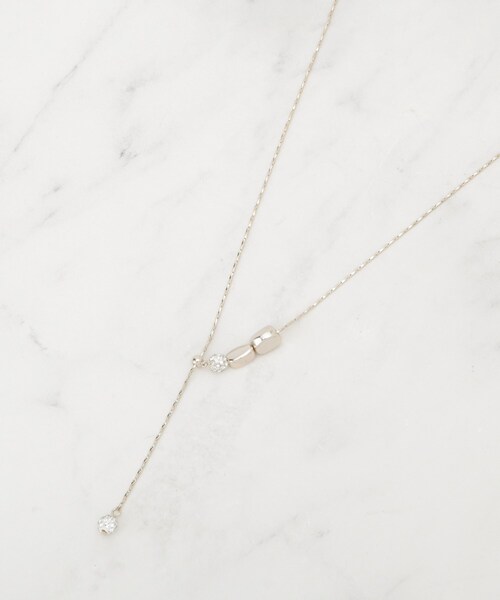 SHOO・LA・RUE（シューラルー）の「【2WAY】メタルパヴェネックレス（ネックレス・レディース・ブラック/シルバー/ゴールド・00）」の5枚目の写真