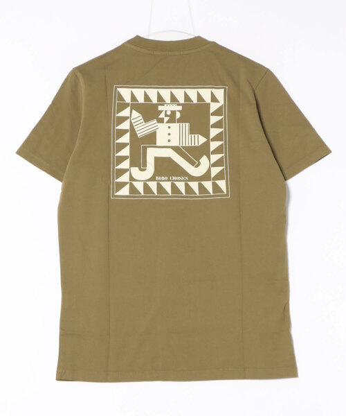 BOBO CHOSES(ボボショーズ)の「Mr Pencil unisex T-shirt(Tシャツ/カットソー・レディース・カーキ・S/M/XS/L/XL)」の8枚目の写真