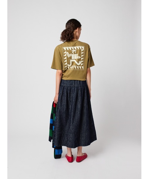 BOBO CHOSES(ボボショーズ)の「Mr Pencil unisex T-shirt(Tシャツ/カットソー・レディース・カーキ・S/M/XS/L/XL)」の4枚目の写真