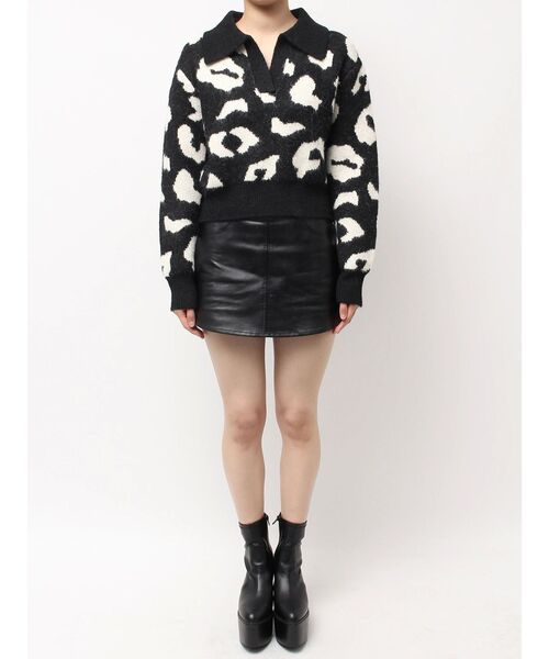 GYDA(ジェイダ)の「ポロ襟スキッパーニットトップス(ニット/セーター・レディース・グレー/パープル/その他1/その他2・FREE)」の16枚目の写真