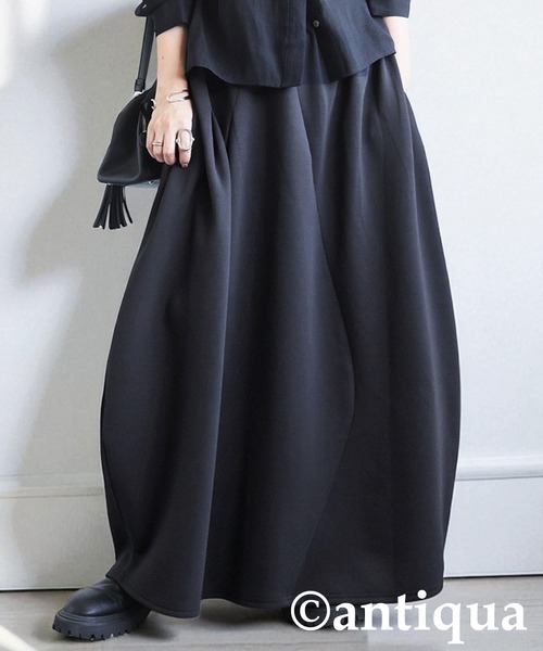 antiqua（アンティカ）の「コクーンスカート（スカート・レディース・ブラック・ONESIZE）」の2枚目の写真