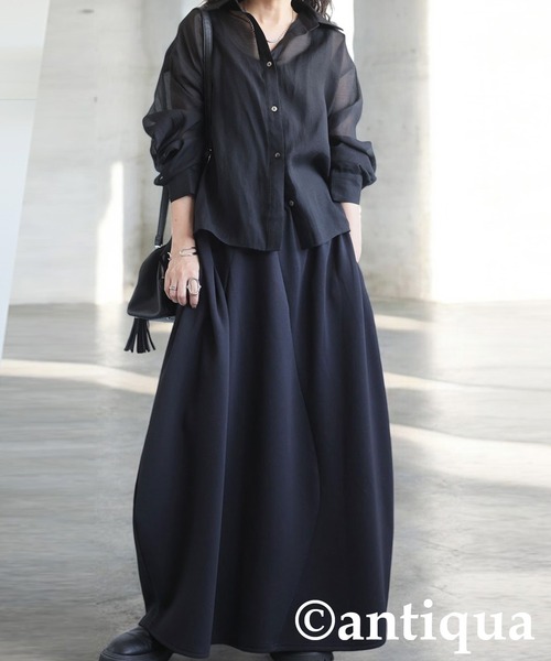 antiqua（アンティカ）の「コクーンスカート（スカート・レディース・ブラック・ONESIZE）」の3枚目の写真