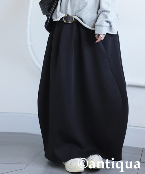 antiqua（アンティカ）の「コクーンスカート（スカート・レディース・ブラック・ONESIZE）」の8枚目の写真