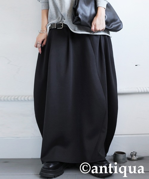 antiqua（アンティカ）の「コクーンスカート（スカート・レディース・ブラック・ONESIZE）」の9枚目の写真