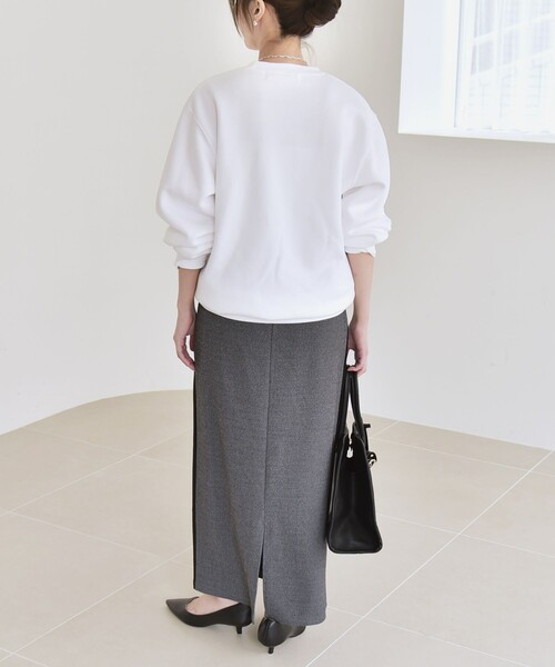 セール】quaranciel:〈手洗い可能〉カット ジョーゼット サイド ライン