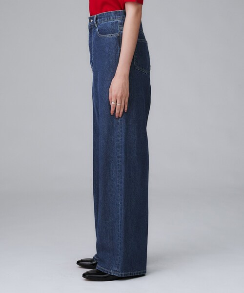 UNTITLED（アンタイトル）の「◆【グレー/ブルー/ジーンズ】ソフトワイドデニムパンツ（デニムパンツ・レディース・ブルー系その他/グレー・03/02/01/00/50/48/46/44/42/04）」の13枚目の写真