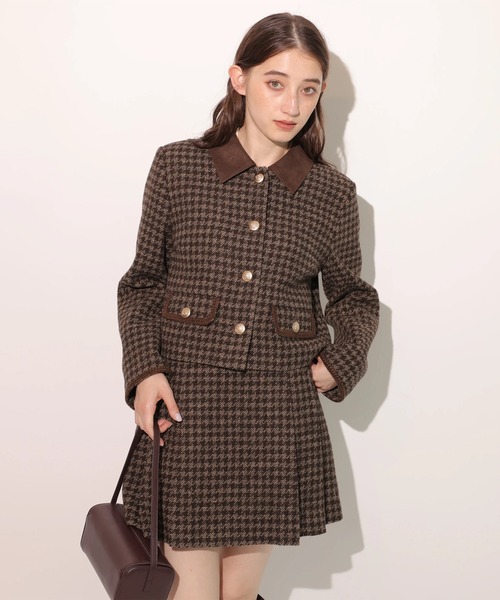 リランドチュール　クロップドツイードジャケット Rirandture（リランドチュール）の「クロップドツイード