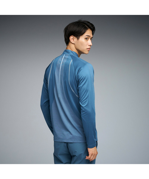 PUMA（プーマ）の「PUMA プーマ メンズ ゴルフ シャドウキャット ジップ モックネック 長袖 シ（Tシャツ/カットソー・メンズ・ブラック/グリーン系その他2/インディゴブルー・X-LARGE/SMALL/LARGE/MEDIUM/XX-LARGE）」の11枚目の写真