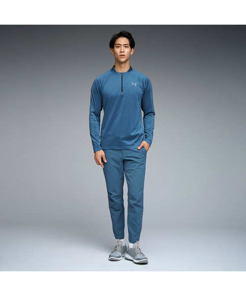 PUMA（プーマ）の「PUMA プーマ メンズ ゴルフ シャドウキャット ジップ モックネック 長袖 シ（Tシャツ/カットソー・メンズ・ブラック/グリーン系その他2/インディゴブルー・X-LARGE/SMALL/LARGE/MEDIUM/XX-LARGE）」の12枚目の写真
