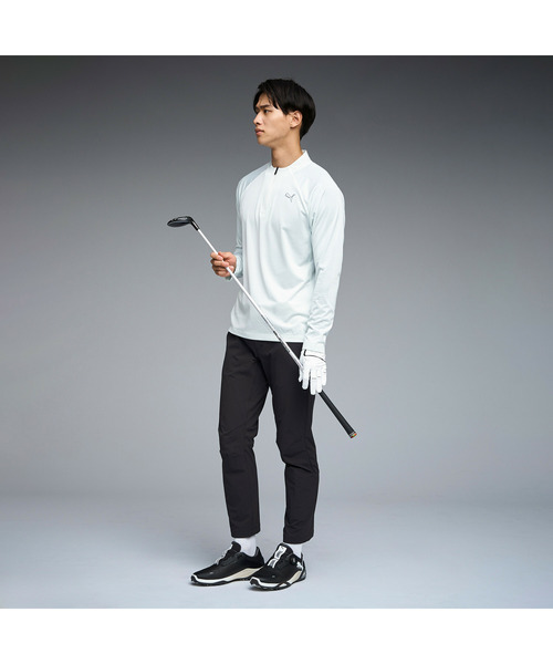 PUMA（プーマ）の「PUMA プーマ メンズ ゴルフ シャドウキャット ジップ モックネック 長袖 シ（Tシャツ/カットソー・メンズ・ブラック/グリーン系その他2/インディゴブルー・X-LARGE/SMALL/LARGE/MEDIUM/XX-LARGE）」の19枚目の写真