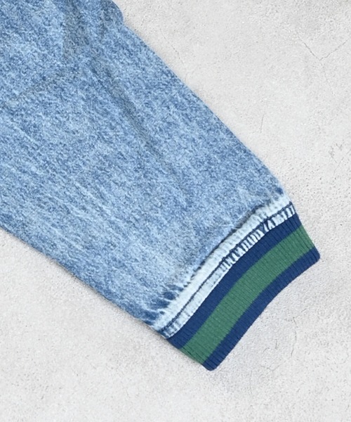 MARKEY'S（マーキーズ）の「デニムブルゾン/セットアップ可能（デニムジャケット・キッズ・ブラック/ブルー・150/140/130/120/110/100/90）」の16枚目の写真