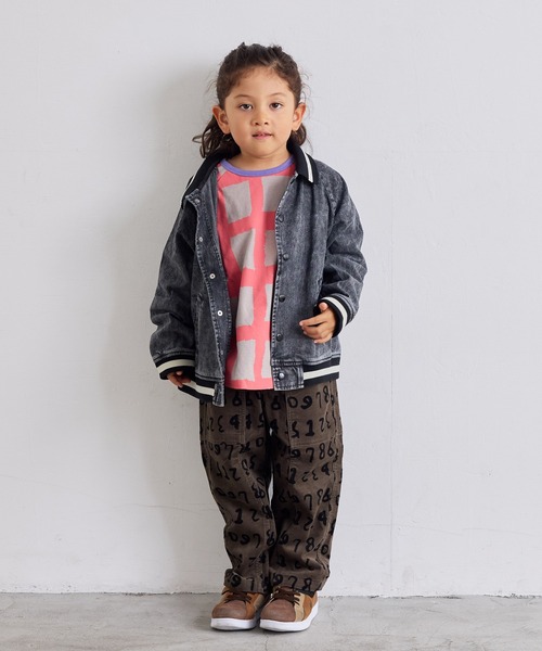 MARKEY'S（マーキーズ）の「デニムブルゾン/セットアップ可能（デニムジャケット・キッズ・ブラック/ブルー・150/140/130/120/110/100/90）」の11枚目の写真