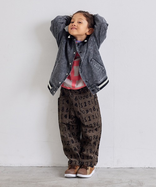 MARKEY'S（マーキーズ）の「デニムブルゾン/セットアップ可能（デニムジャケット・キッズ・ブラック/ブルー・150/140/130/120/110/100/90）」の12枚目の写真