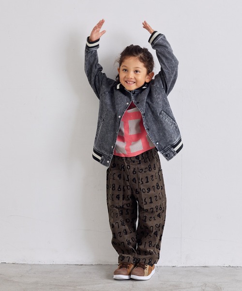 MARKEY'S（マーキーズ）の「デニムブルゾン/セットアップ可能（デニムジャケット・キッズ・ブラック/ブルー・150/140/130/120/110/100/90）」の13枚目の写真