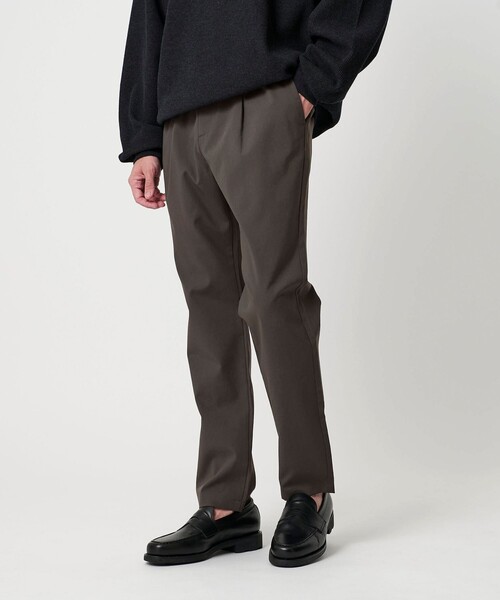 BEAUTY&YOUTH UNITED ARROWS（ビューティーアンドユースユナイテッドアローズ）の「DULL LSTR ポリエステル 1P イージーパンツ（スラックス・メンズ・グレー系/ダークブラウン/ブラック・S/L/XL/M）」の4枚目の写真