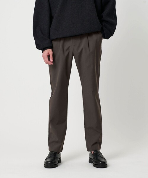 BEAUTY&YOUTH UNITED ARROWS（ビューティーアンドユースユナイテッドアローズ）の「DULL LSTR ポリエステル 1P イージーパンツ（スラックス・メンズ・グレー系/ダークブラウン/ブラック・S/L/XL/M）」の5枚目の写真