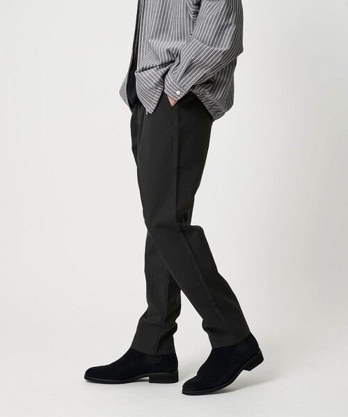 BEAUTY&YOUTH UNITED ARROWS（ビューティーアンドユースユナイテッドアローズ）の「DULL LSTR ポリエステル 1P イージーパンツ（スラックス・メンズ・グレー系/ダークブラウン/ブラック・S/L/XL/M）」の8枚目の写真