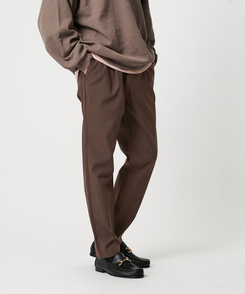 BEAUTY&YOUTH UNITED ARROWS（ビューティーアンドユースユナイテッドアローズ）の「DULL LSTR ポリエステル 1P イージーパンツ（スラックス・メンズ・グレー系/ダークブラウン/ブラック・S/L/XL/M）」の10枚目の写真