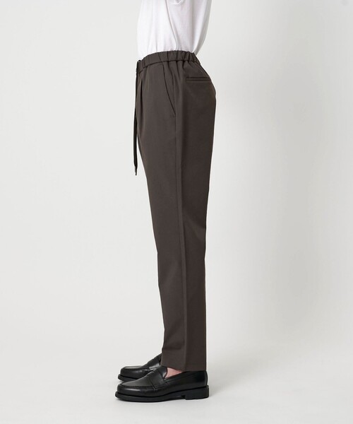BEAUTY&YOUTH UNITED ARROWS（ビューティーアンドユースユナイテッドアローズ）の「DULL LSTR ポリエステル 1P イージーパンツ（スラックス・メンズ・グレー系/ダークブラウン/ブラック・S/L/XL/M）」の12枚目の写真