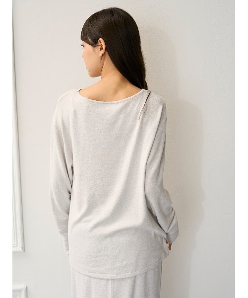 ジェラートピケ　新品未使用　3点セット　フリースルームウェア ライトグレー ジェラートピケ メンズ ユニセックス ルームウェア ボーダー