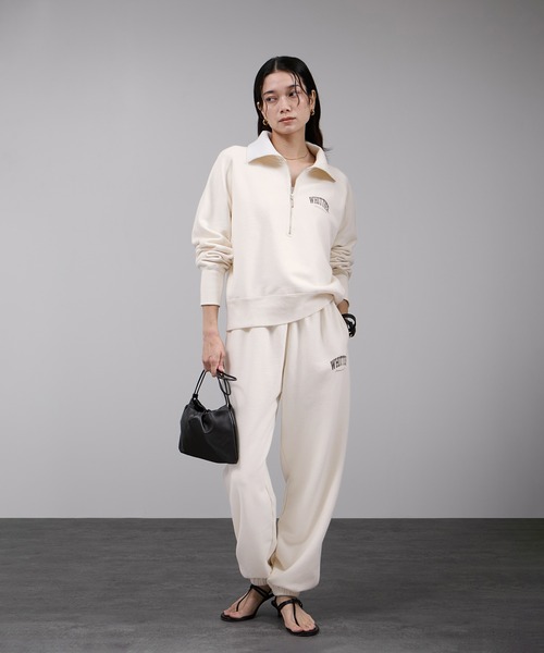 JUN AND ROPE ホワイトスウェットジャケット JUN AND ROPE ホワイトスウェットジャケット