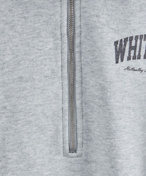 セール】【WEB限定】ビンテージライクハーフジップスウェット