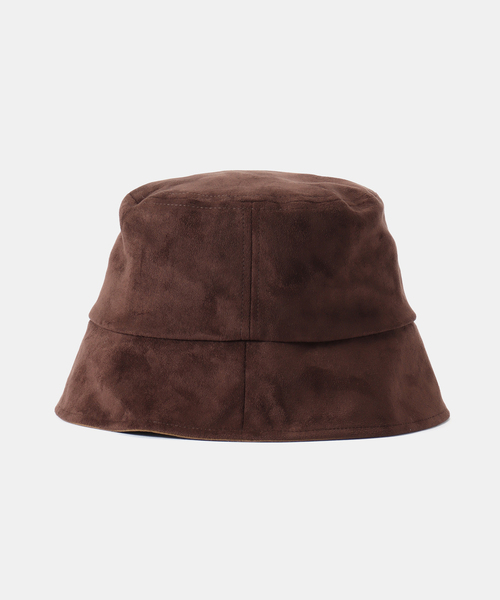 B.C STOCK（ベーセーストック）の「Odds/オッズ SUEDE BACKET HAT（ハット・レディース・ブラック/チョコ・FREE）」の4枚目の写真