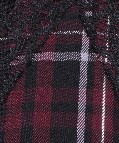 HARE（ハレ）の「タータンチェックキャミワンピース(HARE)（ワンピース・レディース・レッド/ブラック/ブルー・FREE）」の11枚目の写真