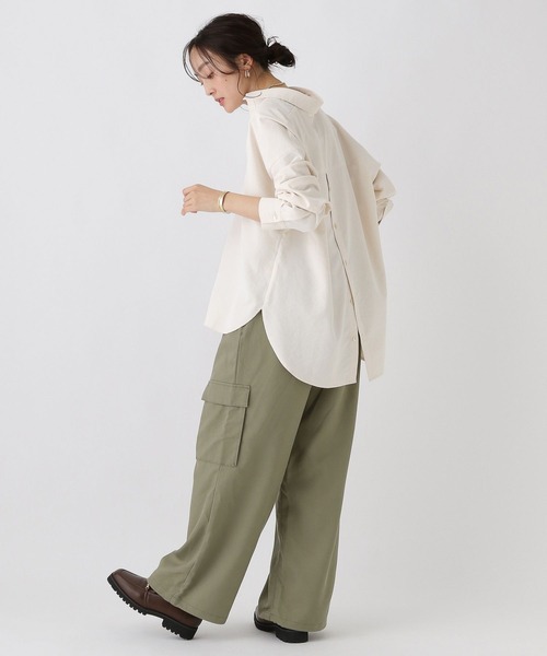 Elura（エルーラ）の「2WAYワイドカーゴパンツ/588163（カーゴパンツ・レディース・ネイビー/カーキ・LARGE/MEDIUM）」の19枚目の写真