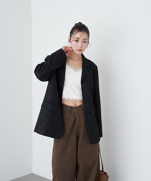 フェイクスエードジャケット（その他アウター）｜RAY CASSIN