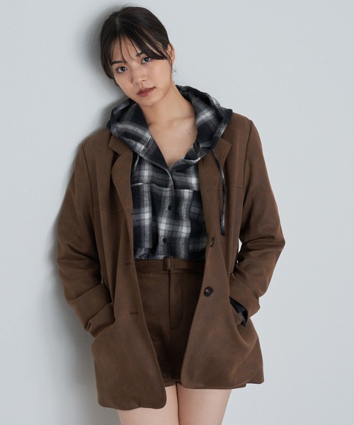 セール】フェイクスエードジャケット（その他アウター）｜RAY CASSIN