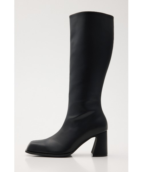 SLY（スライ）の「MINIMAL KNEE BOOTS ミニマル ニーブーツ 秋服 冬服（ブーツ・レディース・ブラック/ブラウン・SMALL/MEDIUM/LARGE）」の3枚目の写真