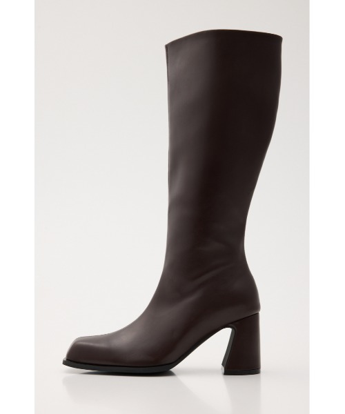 SLY（スライ）の「MINIMAL KNEE BOOTS ミニマル ニーブーツ 秋服 冬服（ブーツ・レディース・ブラック/ブラウン・SMALL/MEDIUM/LARGE）」の22枚目の写真