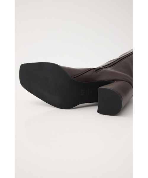 SLY（スライ）の「MINIMAL KNEE BOOTS ミニマル ニーブーツ 秋服 冬服（ブーツ・レディース・ブラック/ブラウン・SMALL/MEDIUM/LARGE）」の17枚目の写真