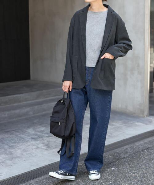 FORK&SPOON（フォークアンドスプーン）の「FORK&SPOON　スエードライクジャケット（その他アウター・レディース・ブラック系その他/ベージュ系その他・1）」の10枚目の写真