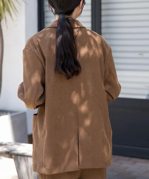 FORK&SPOON（フォークアンドスプーン）の「FORK&SPOON　スエードライクジャケット（その他アウター・レディース・ブラック系その他/ベージュ系その他・1）」の15枚目の写真