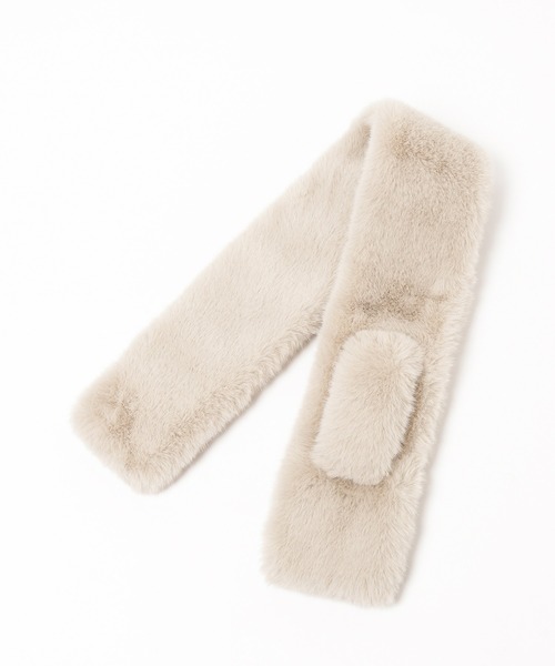 LOWRYS FARM(ローリーズファーム)の「サシコミFファーティペット 579637(ネックウォーマー/スヌード・レディース・ブラック/アイボリー/その他/レオパード・FREE)」の7枚目の写真