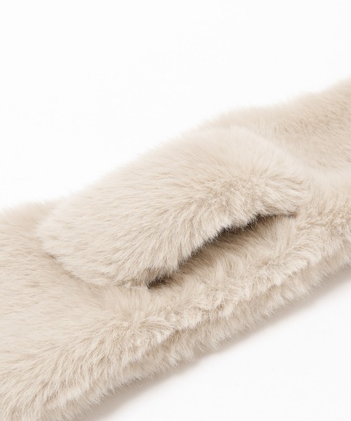 LOWRYS FARM(ローリーズファーム)の「サシコミFファーティペット 579637(ネックウォーマー/スヌード・レディース・ブラック/アイボリー/その他/レオパード・FREE)」の8枚目の写真