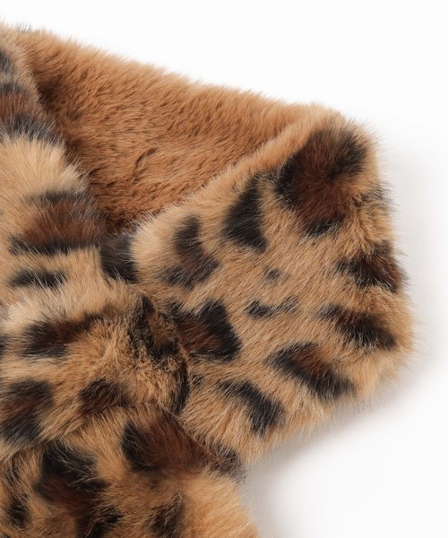 LOWRYS FARM(ローリーズファーム)の「サシコミFファーティペット 579637(ネックウォーマー/スヌード・レディース・ブラック/アイボリー/その他/レオパード・FREE)」の12枚目の写真