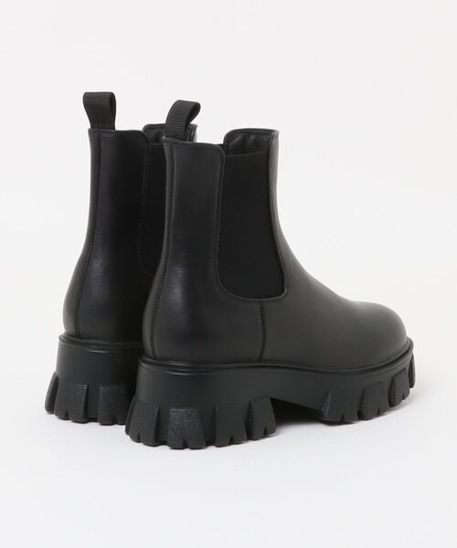 PARADIS COULEUR（パラディクルール）の「【PARADIS COULEUR】防滑トラックソール撥水サイドゴアブーツ(353037)（ブーツ・レディース・ブラック/ダークブラウン・24.5/24/23.5/23/22.5）」の10枚目の写真