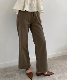 by muni:r（バイ ムニール）の「【着用動画あり・身長別・2サイズ展開】セミワイドフィット コットンパンツ（チノパンツ）」