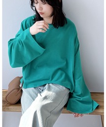 reca | 着丈が選べる! 無地/ボーダービッグTシャツ(Tシャツ/カットソー)