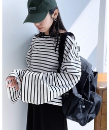 reca | 着丈が選べる! 無地/ボーダービッグTシャツ(Tシャツ/カットソー)